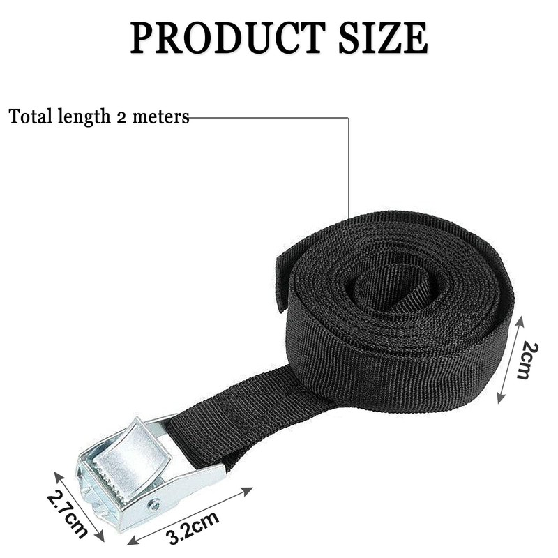 Pack of 10 Bicycle Tie Down Straps 1 m Tie