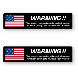 Reflective Sticker Workshop SG15 Anti-Theft Stickers (USA) 2 Pack Retroreflective SG15 USA (2)