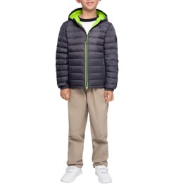 Rokka&Rolla Boys' Ultra Lightweight Packable Down Puffer Jacket Coat