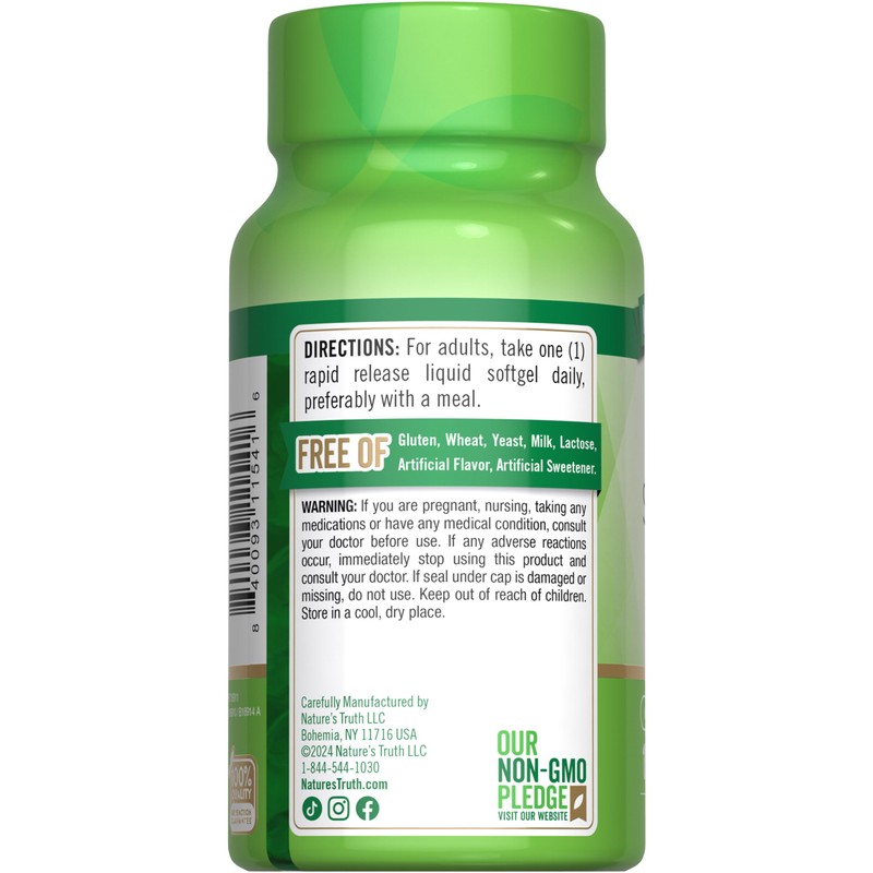 Zinc with Vitamin C | 50mg | 120 Softgels |