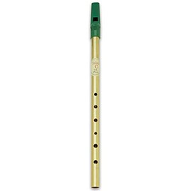 Waltons Whistle Brass - Key of D - Fun & Colorful Brass Whistle - Irish & International Instrument - Perfect for Beginners, Intermediates, and Experts