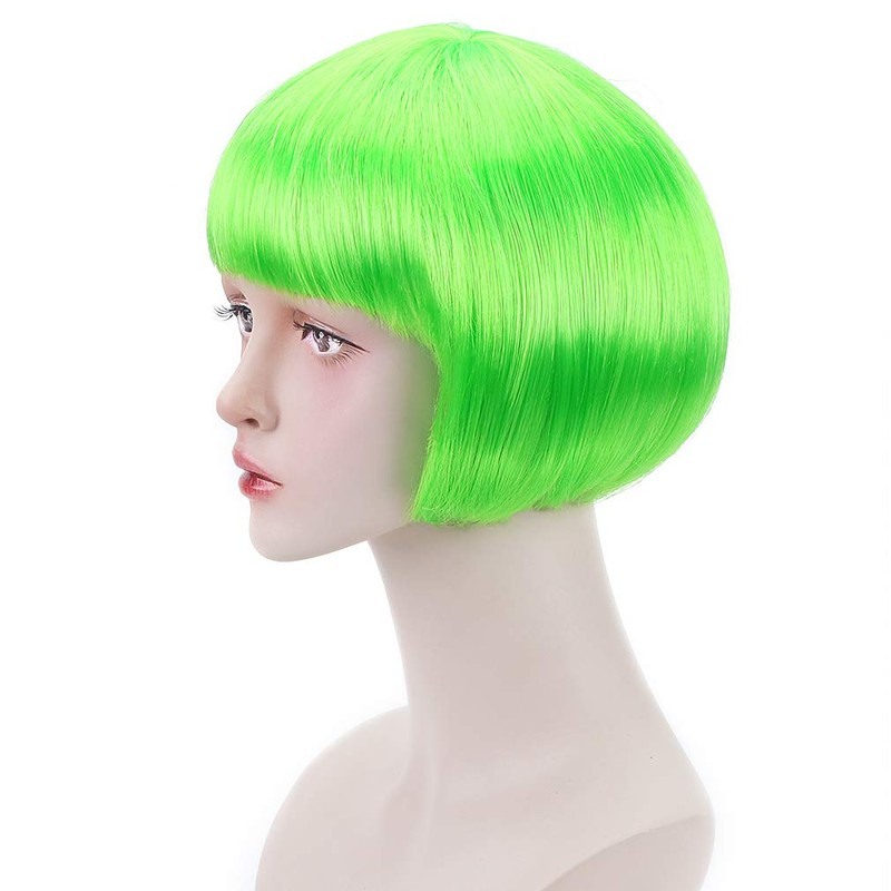 Free Beauty Short Bob Wig, Small Face, For Cosplay, Straight