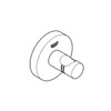 GROHE Start 41173DC0 Bathrobe Hook (Material: Metal, Concealed Fixing, for
