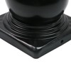 Tsnamay 4Pcs Black Fence Post Caps with Top Ball,Post Caps