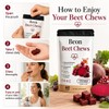 Beon Beet Chews, Beon Beetroot Chews Gummies with Grape Seed