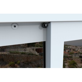 Magnetolock V2.0 XL Window and Sliding Door Safety Lock with Closed and Open Window Adjustable Ventilation Position for Child Safety Baby White