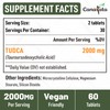 Canarata TUDCA Liver Supplements 2000mg - Strong Bile Salts Support