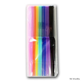 Rainbow Rat-Tail Comb 20-Piece Bulk Pack T/Hair Comb/Styling Comb/ 3ea