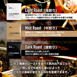TRADITIOND COFFEE Tea Bags, 100% Arabica Seeds (Compare to Roasted Flavor), Drip Assortment Set, Roast Q Grader Comparison Set (6 Bags, Colombia)