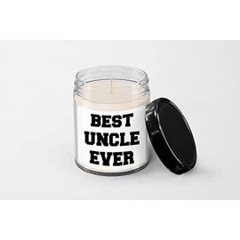 SpreadPassion Best Uncle Ever Candle - Soy Wax Candle - Hand Poured Candle