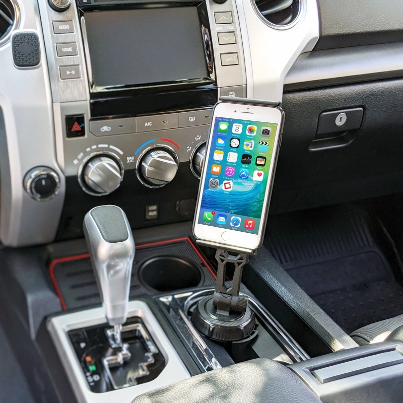 Car Cup Holder Phone Mount Compatible with iPhones, iPad, mini,