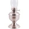 Vermont Lanterns – Brass Pico Table Oil Lamp (12", Pewter)