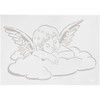 Viva Decor A4 Universal Stencil - Angel on Cloud #2105