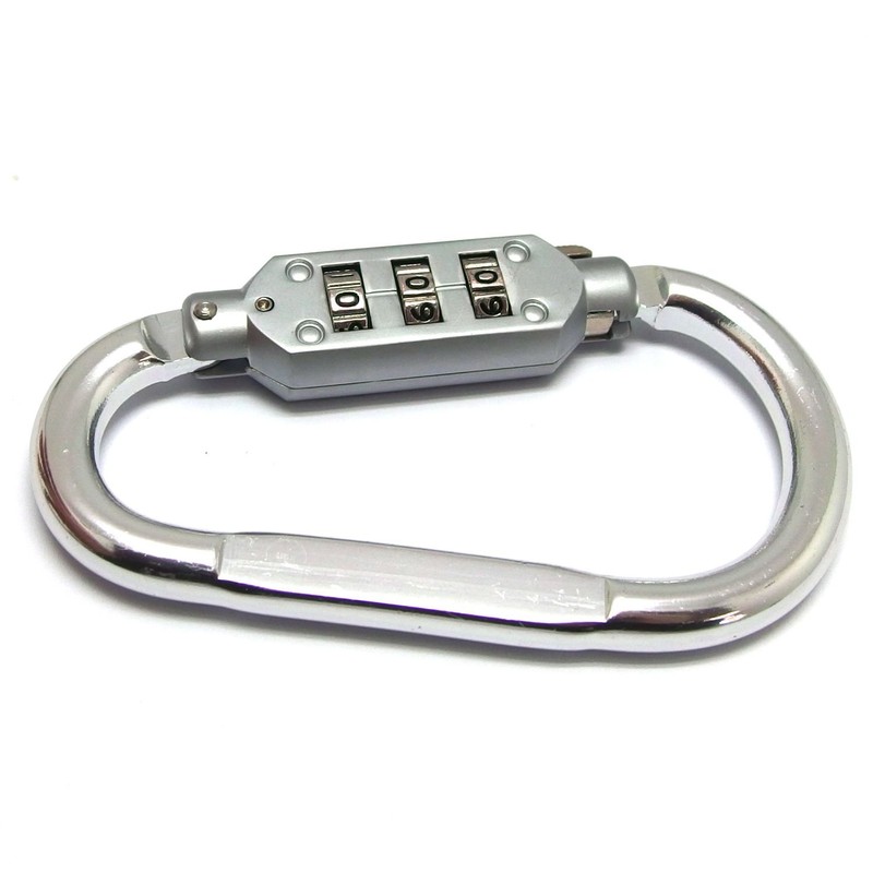 Contec Dial Lock D Lock Silver Medium