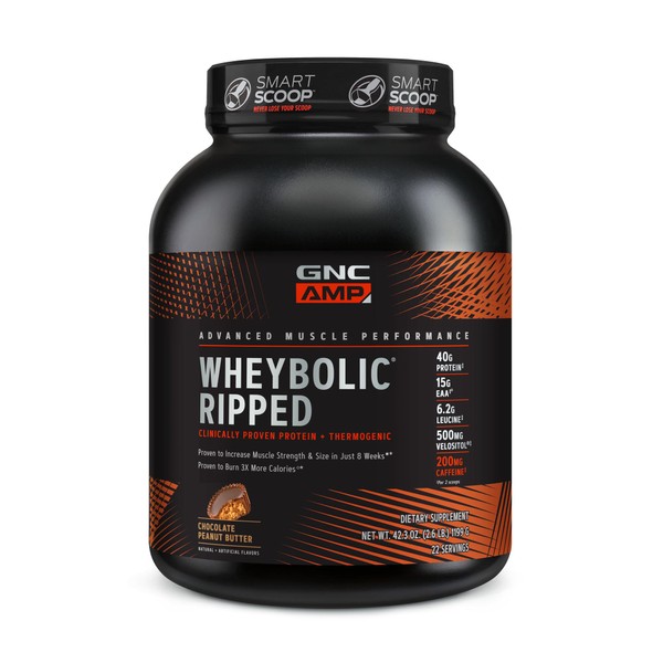 GNC GNC AMP Wheybolic Ripped Whey Protein Powder Isolate with