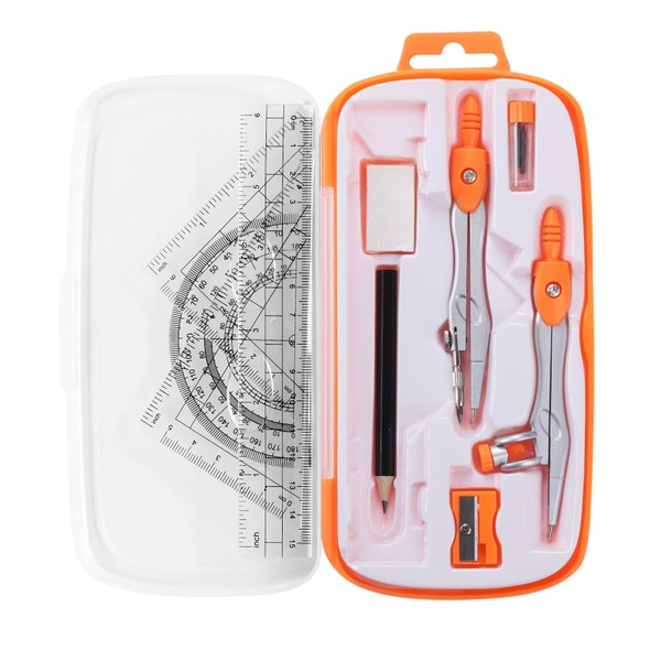 Unjoo Math Geometry Kit Sets 10 Piece Student Supplies with