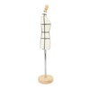 Miniature Dress Form with Stand Wood Base Sewing Mannequin Body