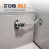 onesto Pack 2 Chrome Cabin Hook | 100mm Cabin Door