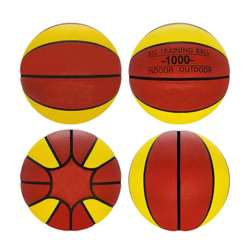 MINDCOLLISION 37" Oversized Training Basketball, Soft PU Leather, Builds Basic