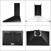 SNDOAS 24inch Wall Mount Kitchen Range Hood Ducted/Ductles