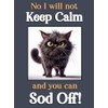 Generic Funny Black Cat Kitten funny flexible fridge magnet gift