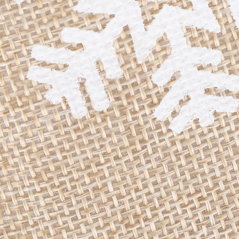 25Pcs Drawstring Bag Like Linen Snow Pattern Gift Bag Christmas