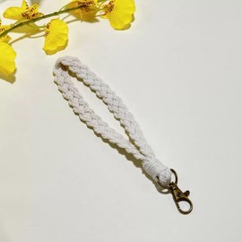 Tangseajiao 3PC Phone Wrist Strap, Keychain Wristlet Lanyard with Tether Tab Charm Anti-Loss Chain Universal Strap Keyring Holder Connector Patch for Women Men