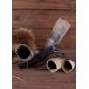 Drinking Horn in Middle Ages Viking Style Approximately 250ml Genuine