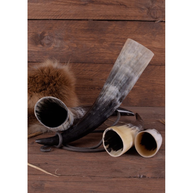 Drinking Horn in Middle Ages Viking Style Approximately 250ml Genuine
