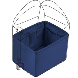 DGAZ Silk Purse Organizer Fits picotin18/22Bags, Silky Smooth, Luxury Handbag Tote in Women Bag Shapers (Blue Nuit, PC22)