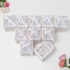 ponatia 25Pcs/Lot 4 x 4 inches Laser Cut Pearl Paper