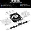 GDSTIME AXIAL Fan 12038, 110V 120V AC 120mm x 38mm