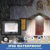 Blivrig LED Spotlight with Motion Sensor Outdoor 20 W Warm