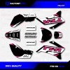 Factory EFX Black & Pink Shift Racing Graphics Kit fits
