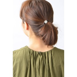 [ヴxante-nu] vingtaine Mini Bijou Hair Rubber Hair Accessories Simple H – 651 -