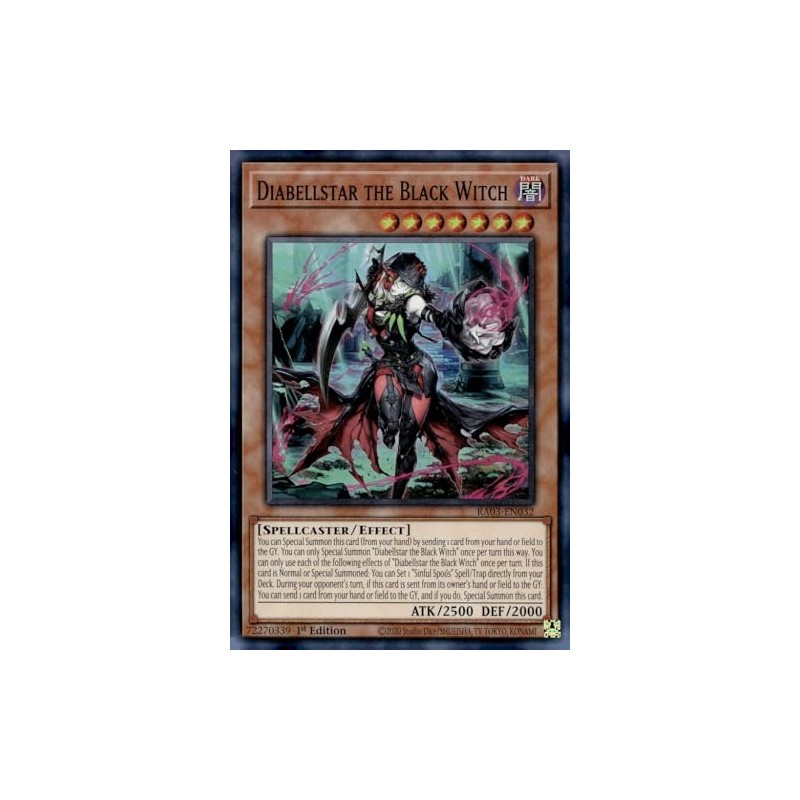 Diabellstar The Black Witch - RA03-EN032 - Super Rare -