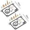 FTVOGUE Motorcycle Carburettor Conversion Kit, 2 Sets Universal Carburettor Repair