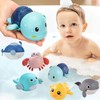 DJJAXC Juguetes de Baño para Niños, 6 Piezas Juguetes de