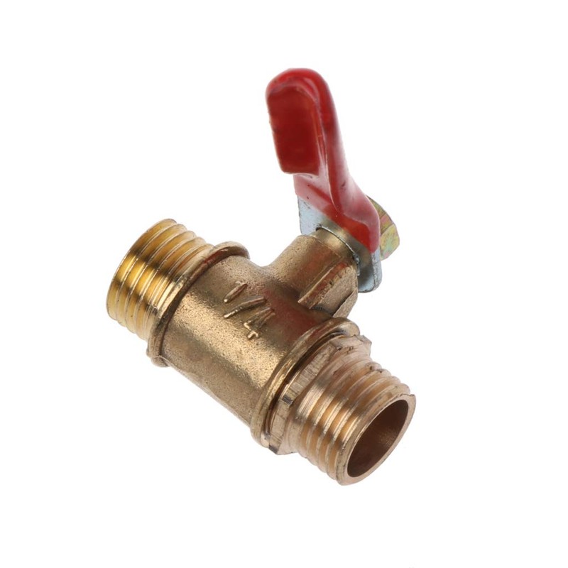 NA/ Coupling Distributor Tap, 1/4 Inch Ball Valve Male to