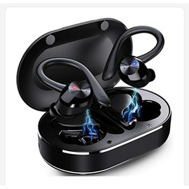 SANPYL Wireless Earbuds, Q24 PRO Bluetooth 5.1 Sport Waterproof Earphones with Wireless