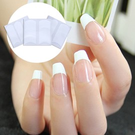Coollooda Nail Tips Nail Tapes French Tapes Set of 40 Nail Stickers Ultra Fine Line Nail Supplies French Nails French Seals Handmade Nail Tips DIY