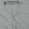 SSW HOMES Super King Duvet Cover Set (Grey) - 3