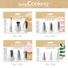ScrapCooking 1831 Piping Bag Nozzles (Pack of 3)