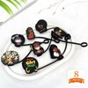8Pcs Black Girl Straw Cover for Tumbler Cap, Silicone Straw