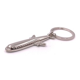 H-Customs Passenger Plane Jumbo Keyring / Aviation Travel Flying Air Travel Airlines