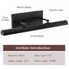 BELS Picture Lights for Wall Hardwired, 24" Black Wall Lights
