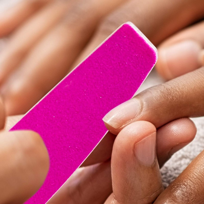 Mylee 3 Pack Double Sided Half Moon Nail File 100/180