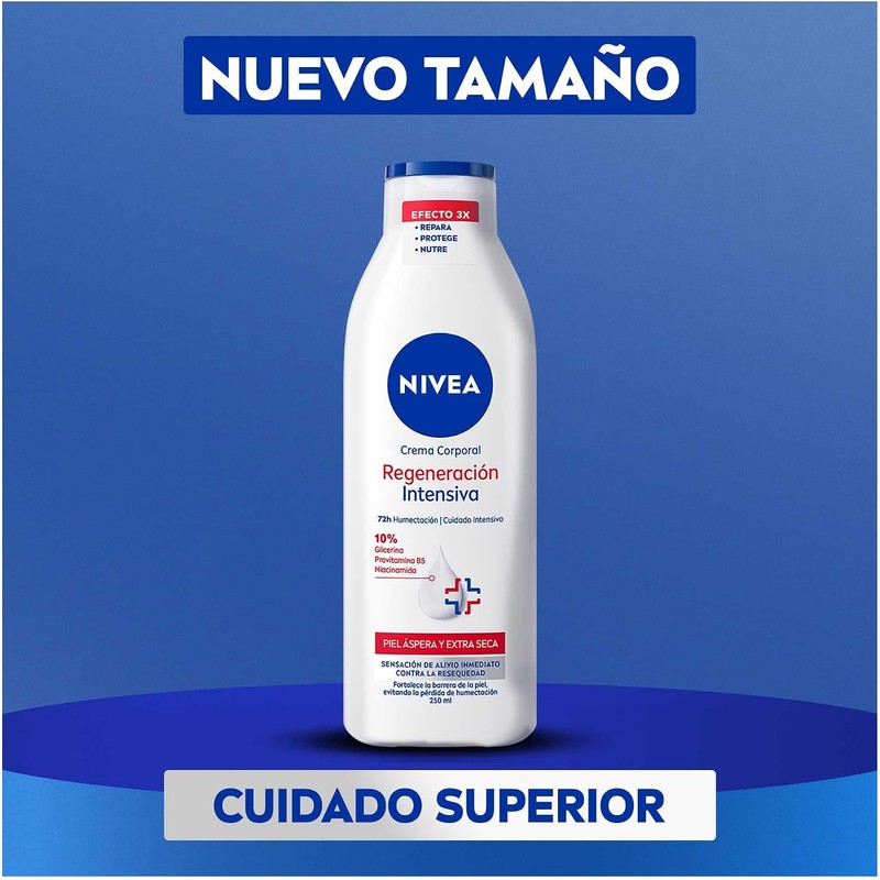 NIVEA Crema Corporal Body Regeneración Intensiva 250ml