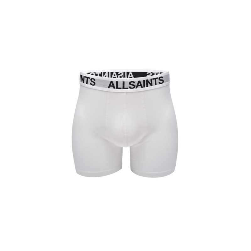 AllSaints Men's Standard 3pk Organic Cotton Boxer Brief (Contour Pouch),