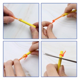 VGOL Fishing Bait Foam Sticks Zig Aligna Kit Fishing Zig Foam Fishing Bait Foam Sticks for Rigs Carp Fishing Accessories Tackle Pack of 33pcs